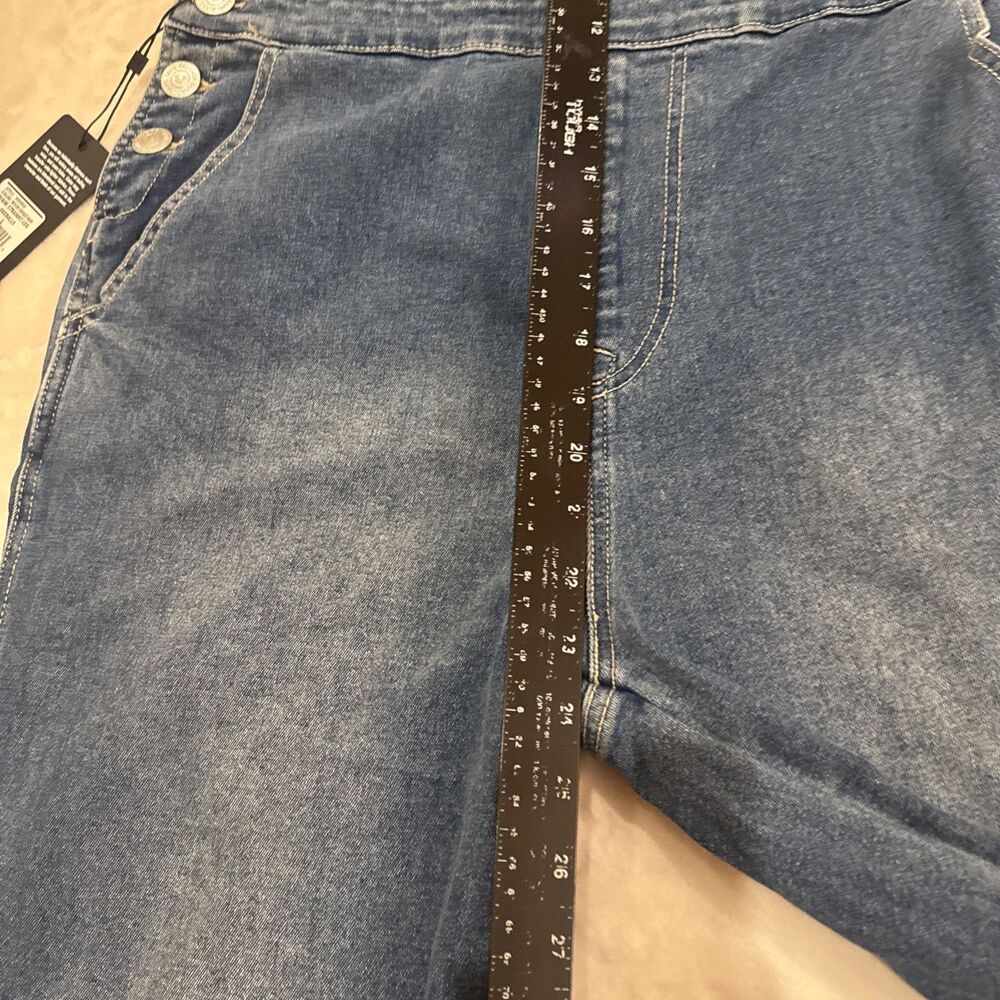 True Religion Women's Denims Straight Leg Overalls  size L - Picture 14 of 16